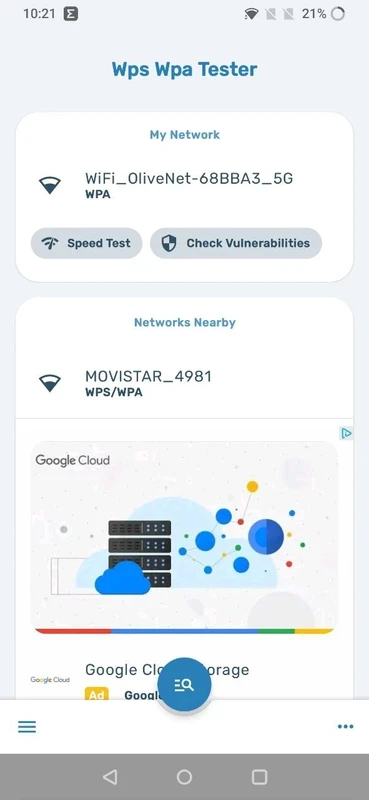 WIFI WPS WPA TESTER — posnetek zaslona 5
